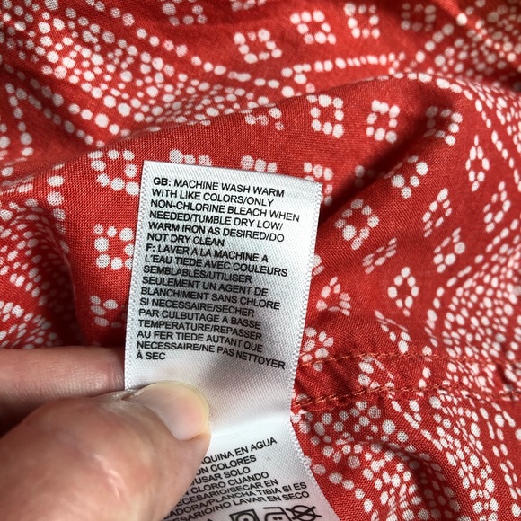 THE NORTH FACE Barilles Button Tank Top Orange Med - Picture 13 of 15